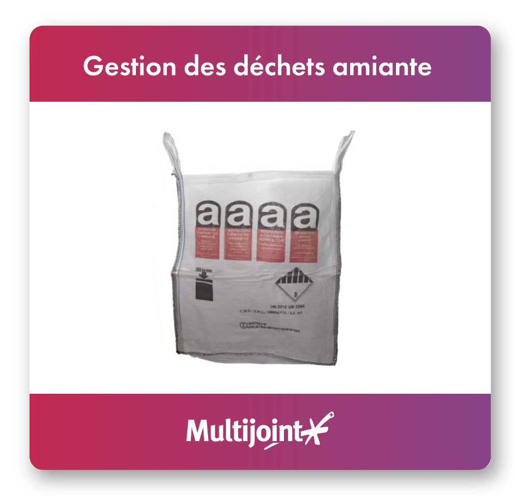 gestion des déchets amiante