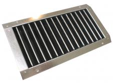 Grille simple déflexion - gaine circulaire